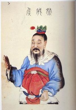 东汉中兴名将祭遵简介：官至征虏将军，封颖阳侯