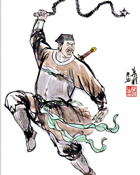 邓飞简介：《水浒传》中的人物，梁山上排名第四十九位