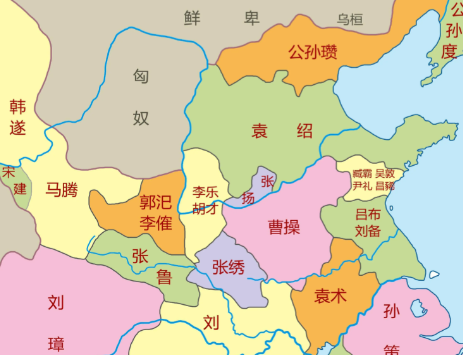 东汉末年割据势力全景：乱世烽烟中的群雄逐鹿