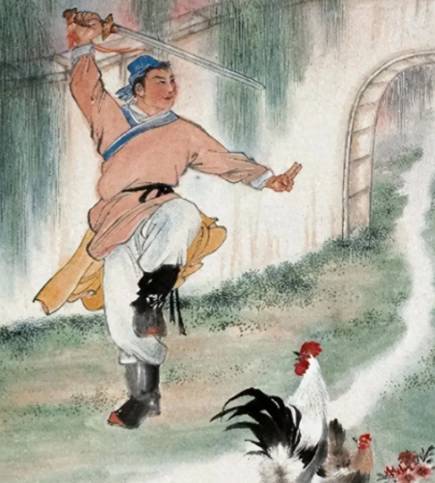 晨光砺剑：闻鸡起舞背后的家国情怀与奋斗精神