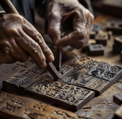 千年刻痕:解码雕版印刷术的精密工序