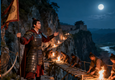 奇谋破局:韩信暗度陈仓,智取关中定乾坤